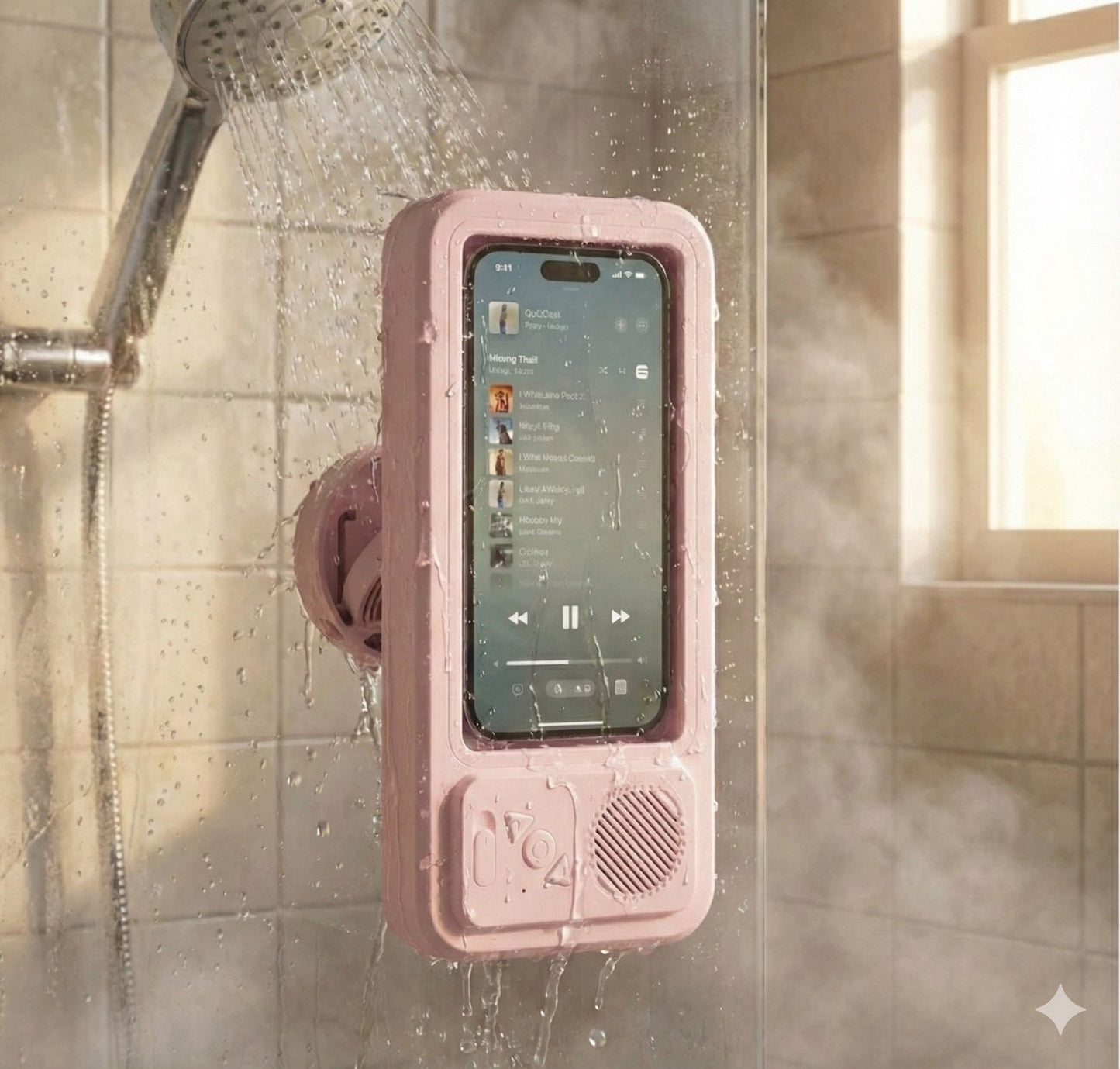 SmartDusj™ Vanntett mobilholder